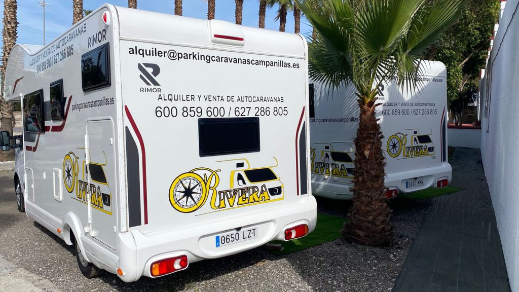 Rotulación de vehículos de Alquiler y Venta Autocaravanas Rivera.