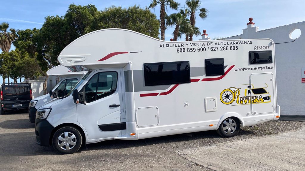 Rotulación de vehículos de Alquiler y Venta Autocaravanas Rivera.