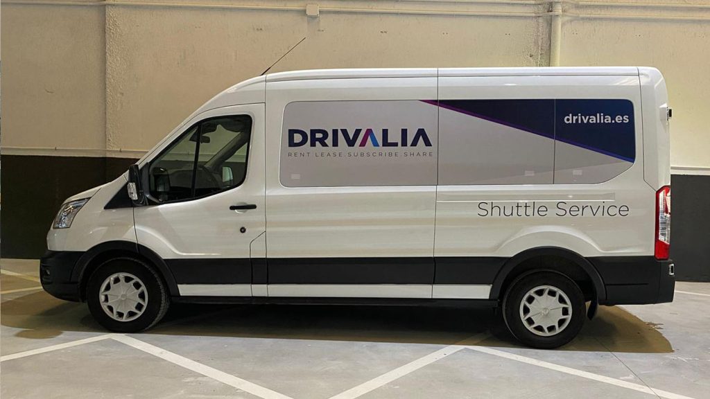 Rotulación Vehículos Drivalia Shuttle Service