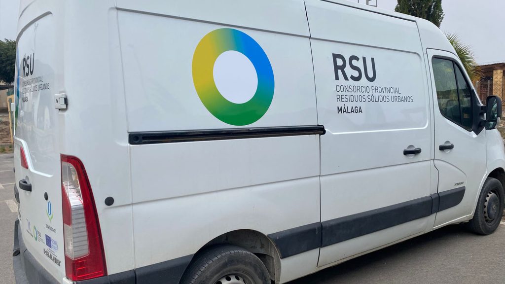 Rotulación Vehículos Consorcio Provincial de Residuos Sólidos Urbanos de Málaga RSU.